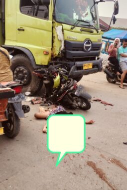 Lakalantas di Peranap, Tabrak Dump Truk 2 Warga Inhu Meninggal Dunia