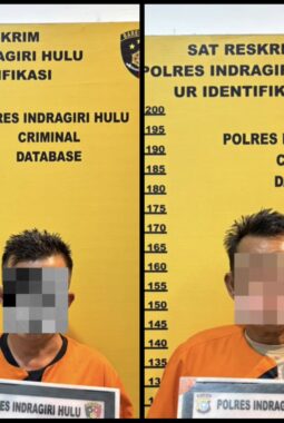 Polres Inhu Tetapkan Dua Tersangka Dugaan Pembukaan Lahan di Kawasan Hutan Konsesi PT CSSS